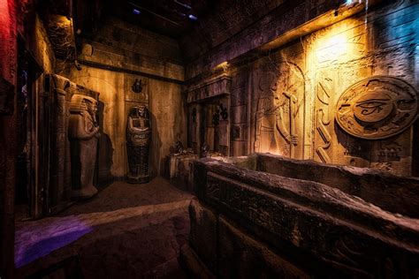 Dare to enter the cursed tomb in this immersive Mummy-themed escape room